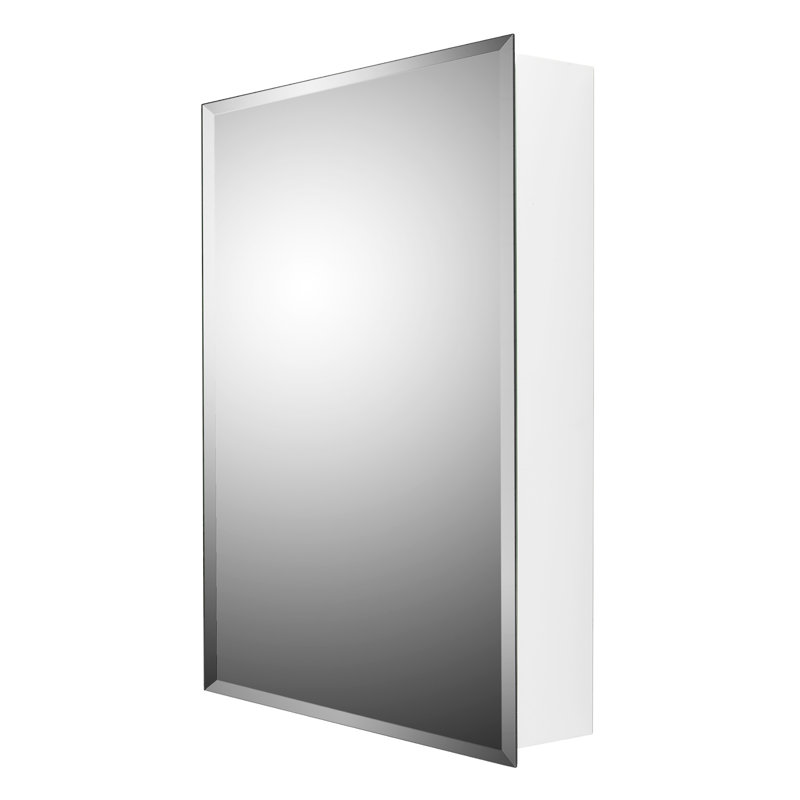 Armoire à pharmacie à 1 porte avec tablettes réglables Uriel, 16 po x 30 po