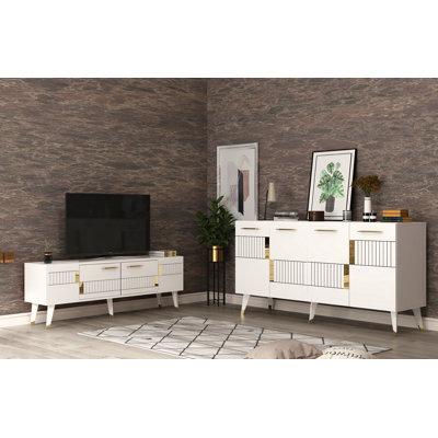 Fechteler 2 Piece Coffee Table Set