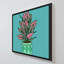 «Pots Plant On Teal III» par Jen Bucheli - impression sur toile-130881796-130881797