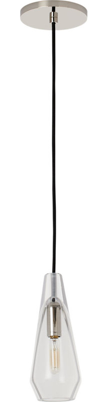 Lustra 1 - Light Pendant, Polished Nickel, No