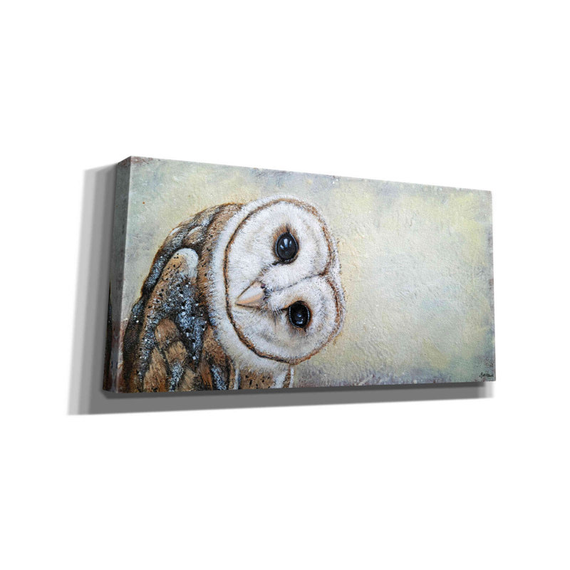 «Curiosity» par Britt Hallowell, estampe numérique sur toile, H 12 po x l 24 po x P 0,75 po