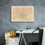 «Map of Cincinnati» par Wild Apple Portfolio, art mural sur toile-1078503166