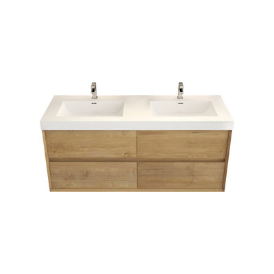 Ensemble de meuble-lavabo double 59 po