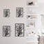 Décoration murale en métal arbre abstrait nu abstrait minimaliste-124838453-124838455