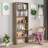 Langner 70.8" H x 23.6" W Standard Bookcase, 6-Tier Open Bookcase and Bookshelf, Freestanding Display Storage Shelves Tall Bookcase for Bedroom, Living Room and Office-708401502