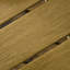 Ensemble de table de patio en osier 2 pièces Outsunny, ensemble de table de bout en rotin PE, ensemble de table basse ronde d'extérieur, multifonctionnel, plateau en métal à lattes, brun