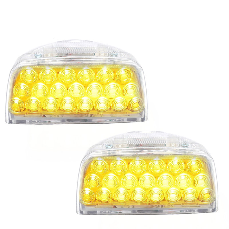 Compatible avec les clignotants Peterbilt 31 DEL triangulaires 2 pièces