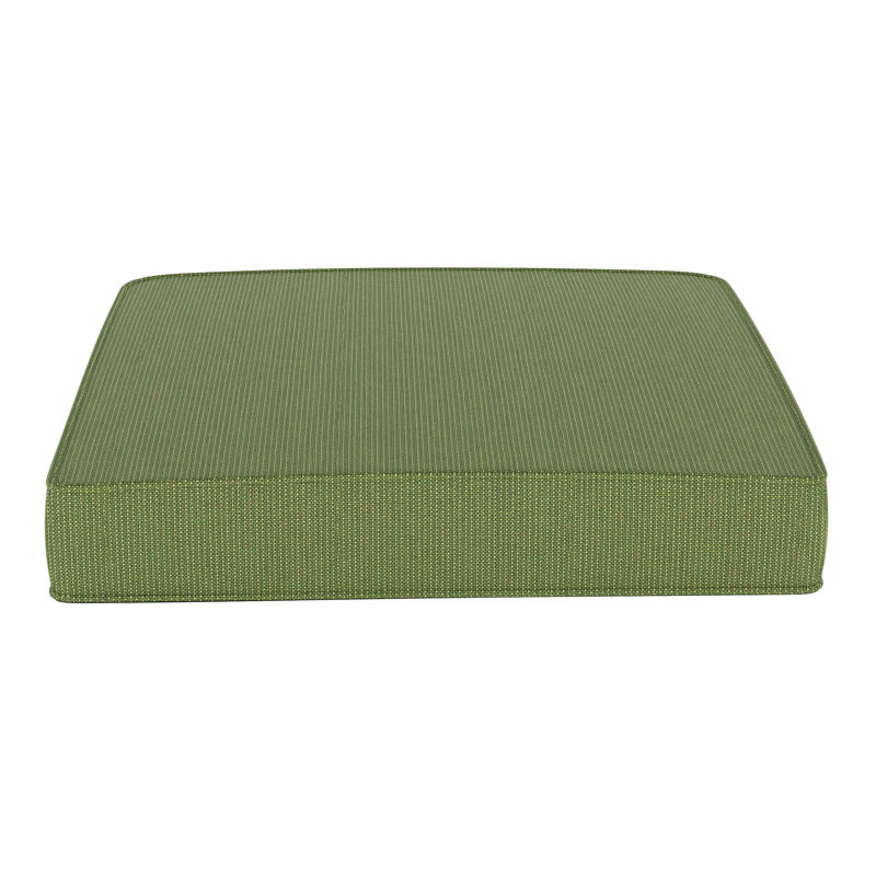 Outdoor Sunbrella® Seat Cushion, Spectrum Cilantro Sunbrella® Plainweave