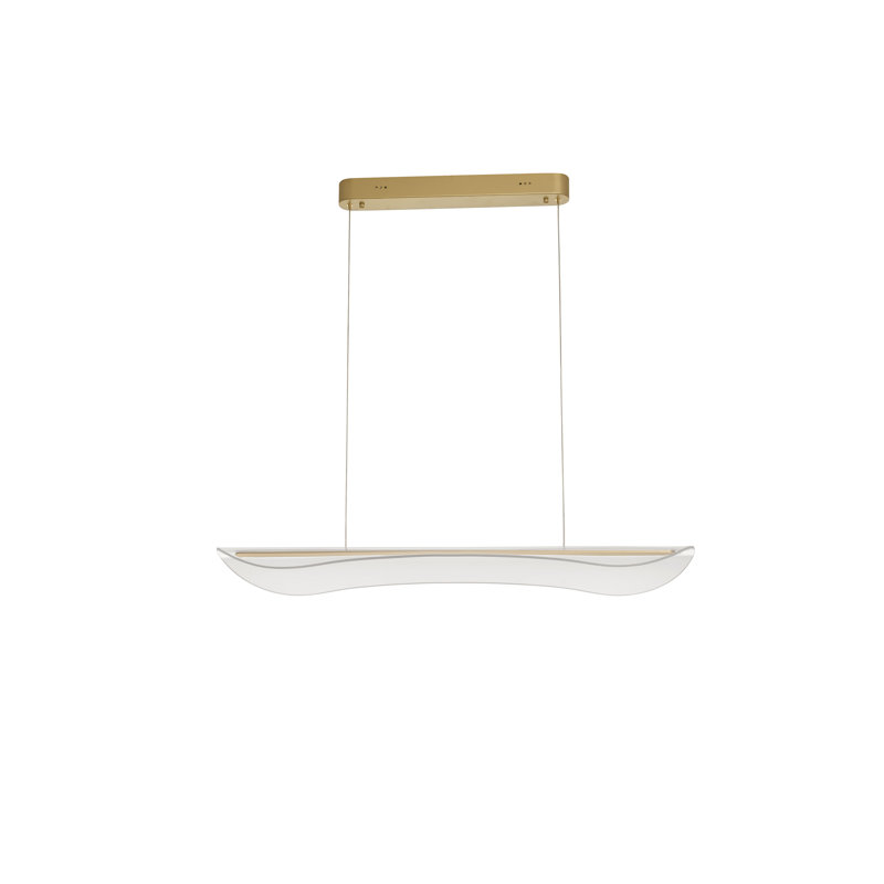 1 - Light Gold LED Kitchen Island Pendant