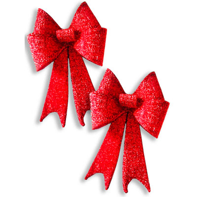 18'' Solid Colour Mesh Bow