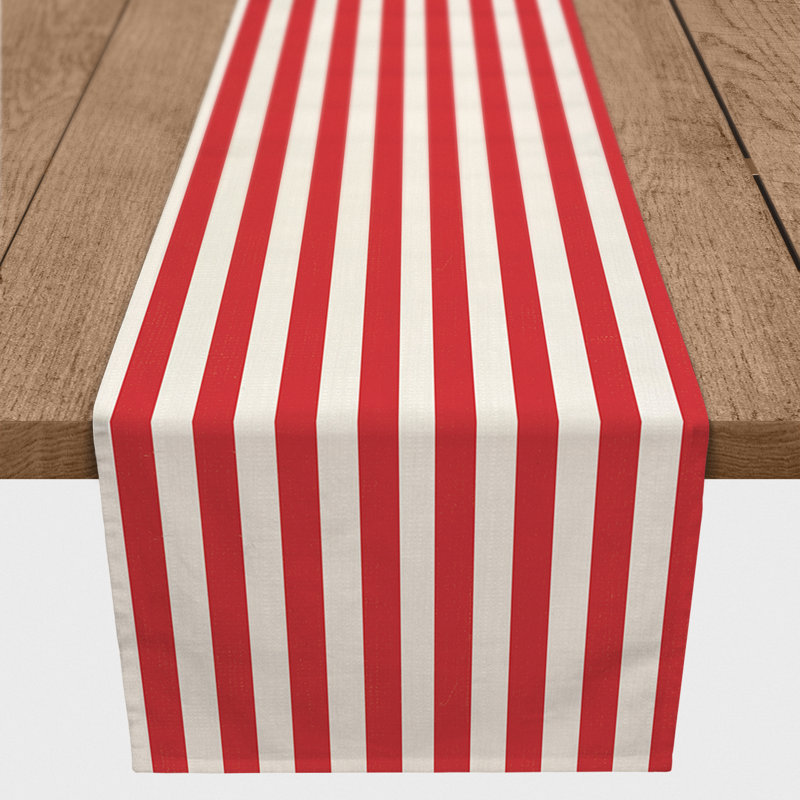 Striped Independence Day Table Runner, 16" L x 72" W
