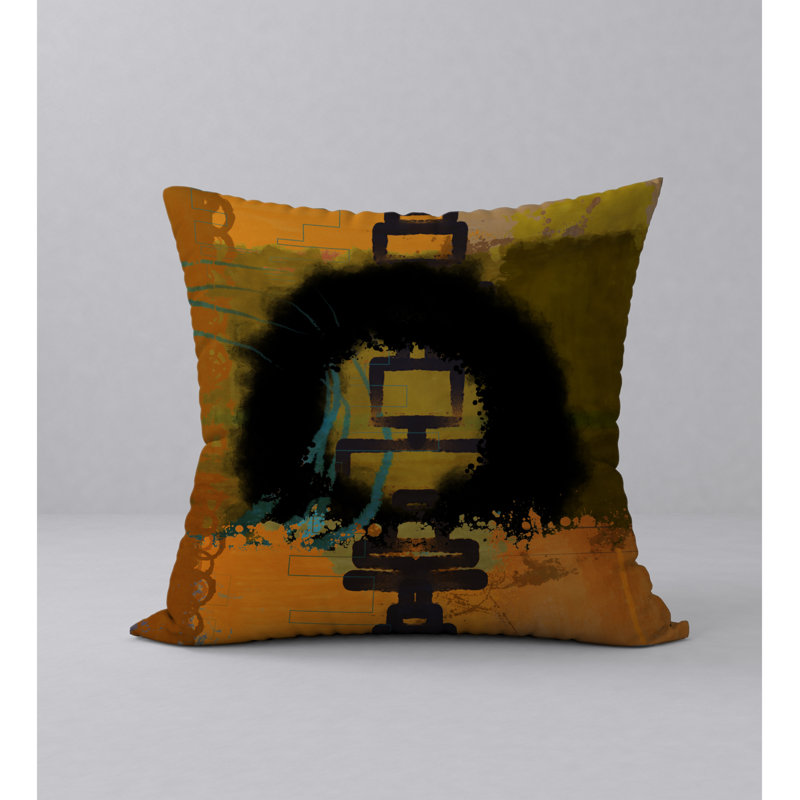  Housse de coussin carré et insert, H 20 po x l 20 po x p 5 po