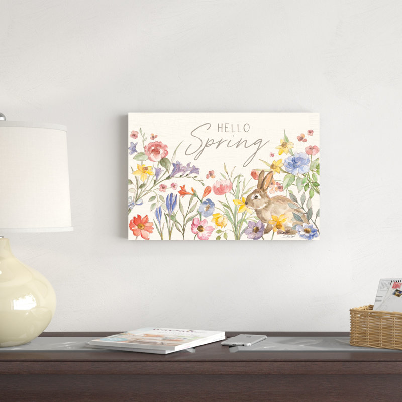" Happy Easter I ", 18" H x 12" W x 1.25" D