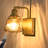 Vintage Wireless Rechargeable Armed Sconce with Remote and Bulb
