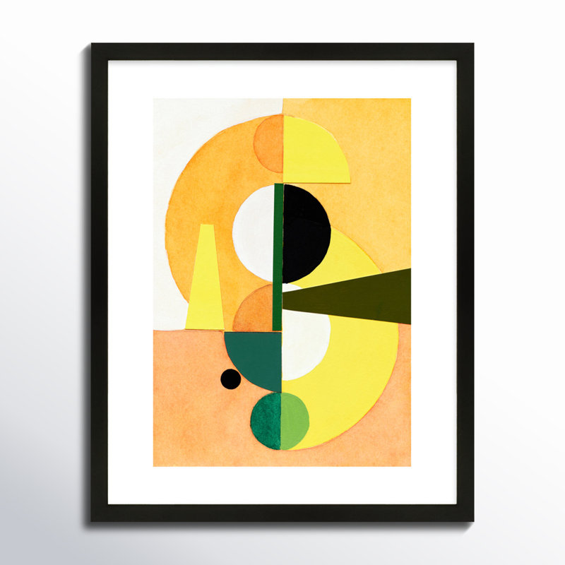 Composition Nr. 19 by Allison Rietta, 24" W x 30" H, Black