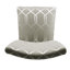 Chaise parsons rembourrée en velours Feldman-22213672