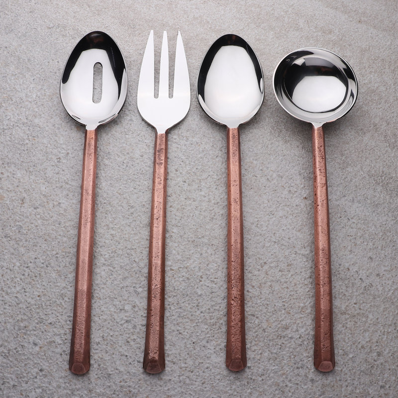 4 Piece Stainless Steel Hostess Set