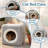 PETMAKER Cat House - Indoor Bed with Removable Foam Cushion - Cat Cave for Puppies, Rabbits, Guinea Pigs, Hedgehogs, and Other Small Animals-70893806