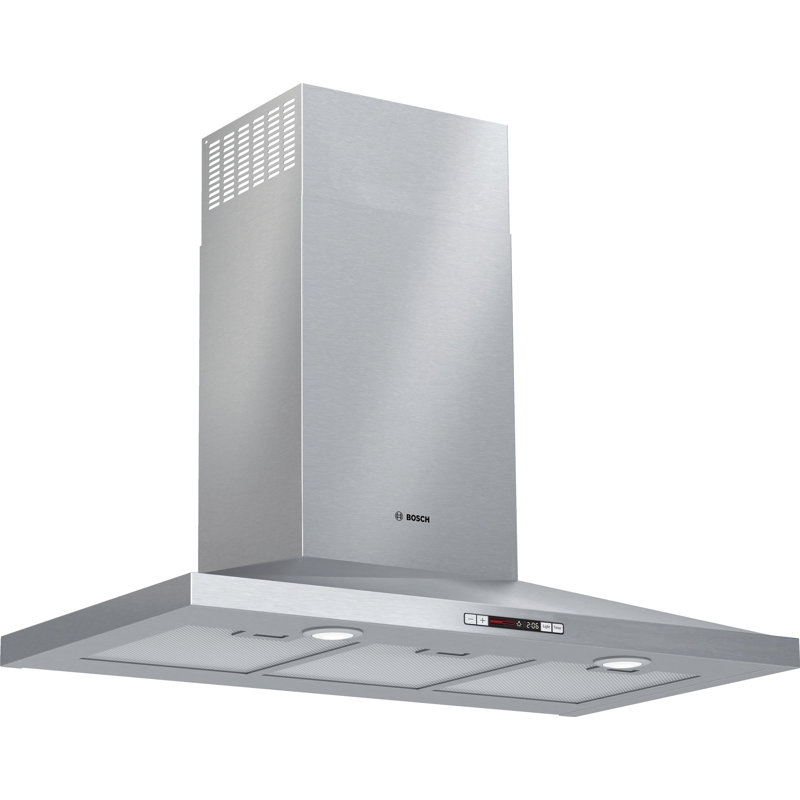 36" Stainless Steel Convertible Wall Mount Range Hood with Charcoal Filter