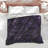 Purple Geometric Abstract Comforter-128573845