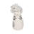 Black and White Ceramic Cat Figurine-1913546339