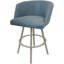 Tabouret de bar pivotant en métal Karimah-1389656965-1389656960