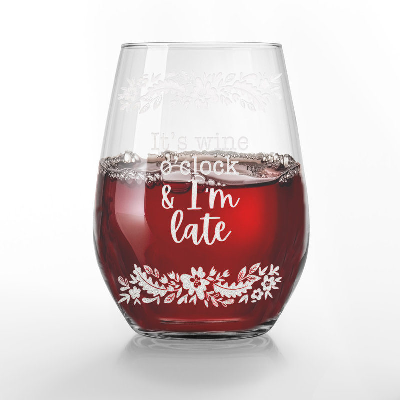 15 oz Jelenka Trinx Verre à vin sans pied en verre