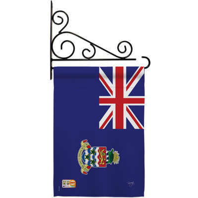 Double Sided 18.5'' H x 13'' W Polyester Flag Set