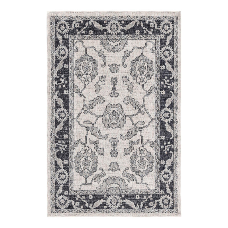 Erica Floral Indoor Rug, Rectangle 4' x 6'