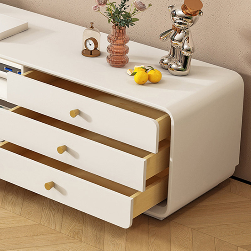 Meuble télé blanc simple et beau, 70.87"