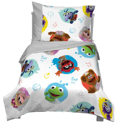 Ensemble de literie enfant 4 pièces muppet bébés amitié