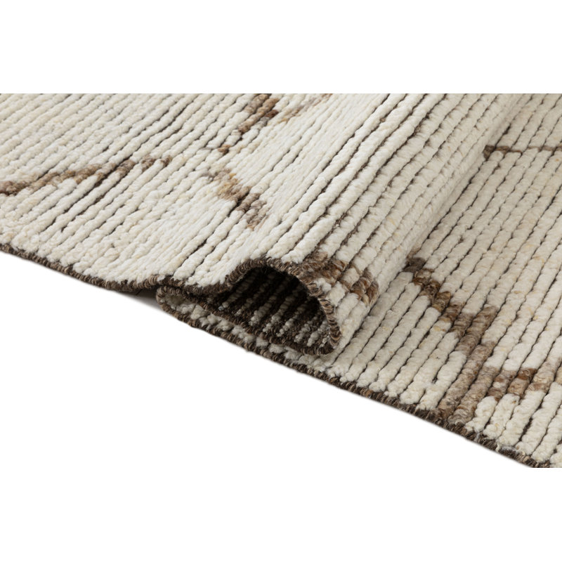 Tapis d'intérieur en laine noué à la main Atlas, 3 pi x 5 pi
