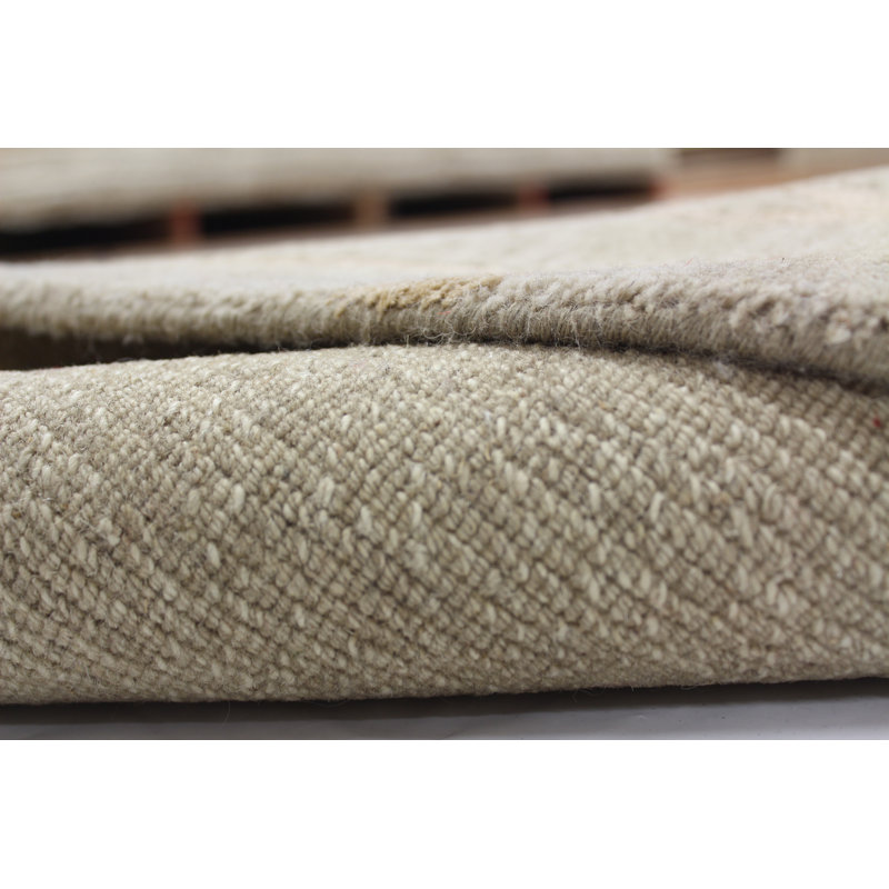 Denholme One-of-a-Kind 2'2" X 2'11" Wool Area Rug in Beige
