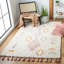 Powell Handmade Tufted Wool Orange/Grey/Ivory Rug-22735881