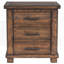 Table de chevet rustique en bois massif