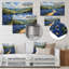«Blue green meadow Charm Blue Bonnets» - art sur toile Blue Bonnets-141638149-141638154