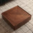 coffee table, square walnut wood design