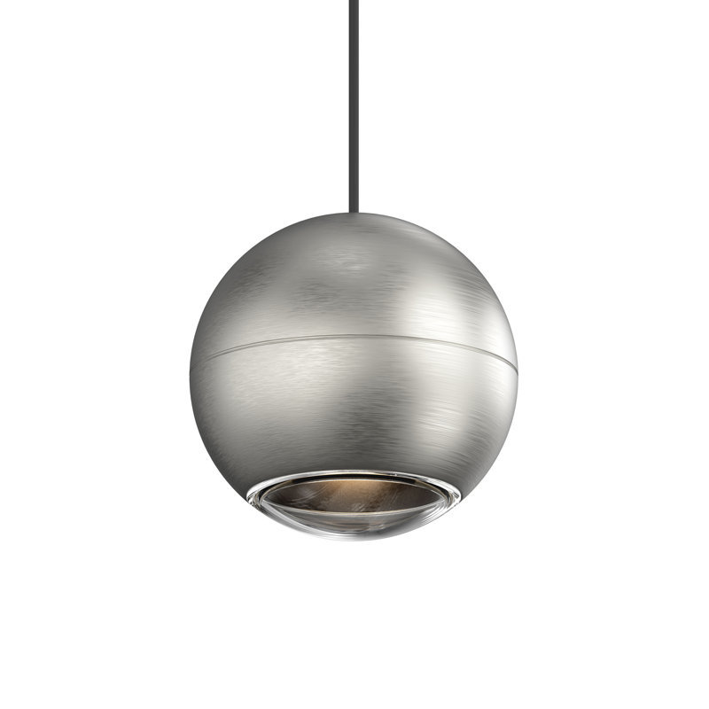 Hemisphere 5 - Light LED Pendant, Natural Anodized, 1