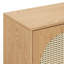 Rattan Plaited Arched Door Sideboard Cabinet