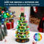 Arbre de Noël 15 po avec 70 lumières multicolores