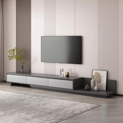 78.7" Modern Expandable Tv Stand, Media Console With 3 Drawers for Living Room