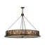Mountain Pine 8 - Light Drum Chandelier