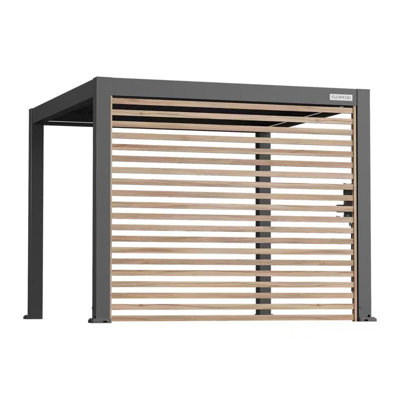 Murs à lattes en fibre de bois de 10 pi de largeur Flexpatio