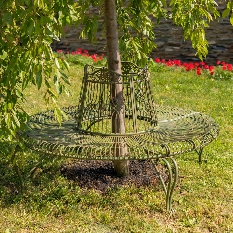 Banc d'extérieur en métal Angelite