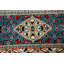 Tapis bleu marine/beige/brun Oriental