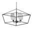 4 - Light Lantern Geometric Chandelier