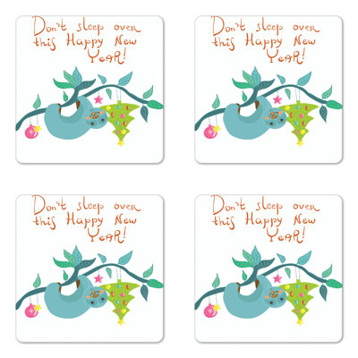 Square 4 Piece Coaster Set