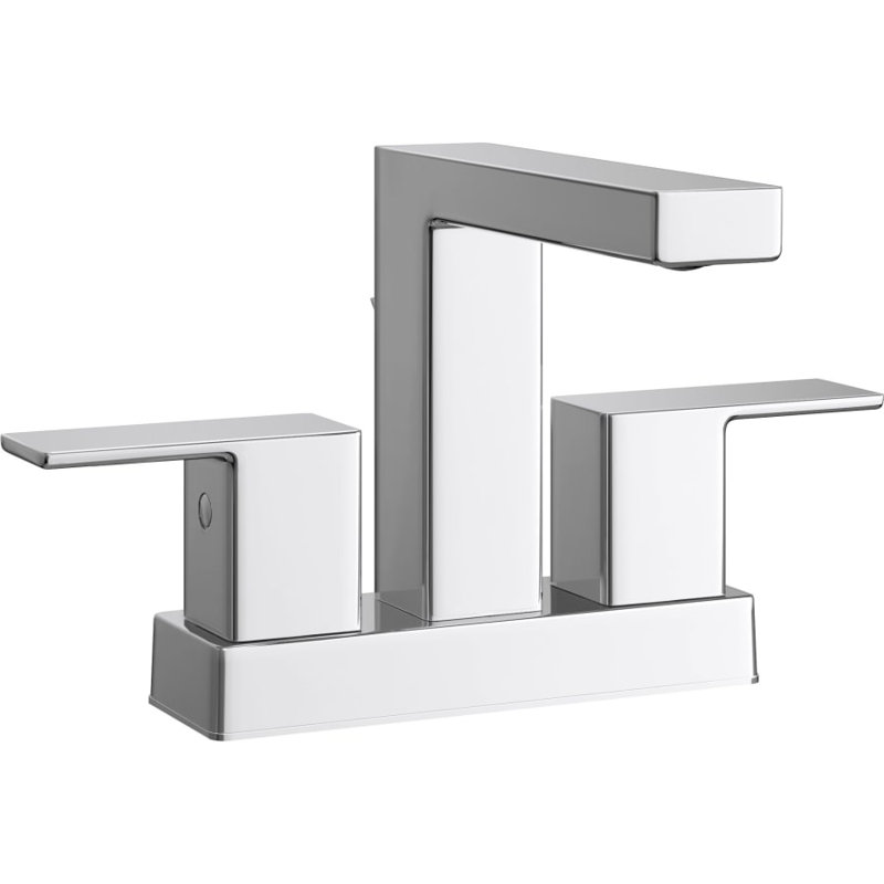 Bathroom Faucet with Drain Assembly, Chrome