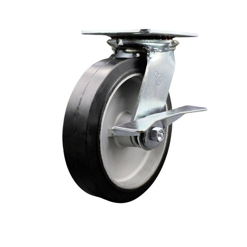 Rubber and Aluminum Caster