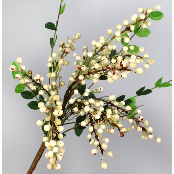 The Holiday Aisle® 20'' Faux Berry Plant & Reviews